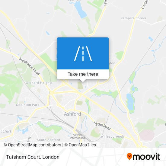 Tutsham Court map