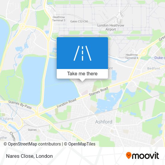 Nares Close map