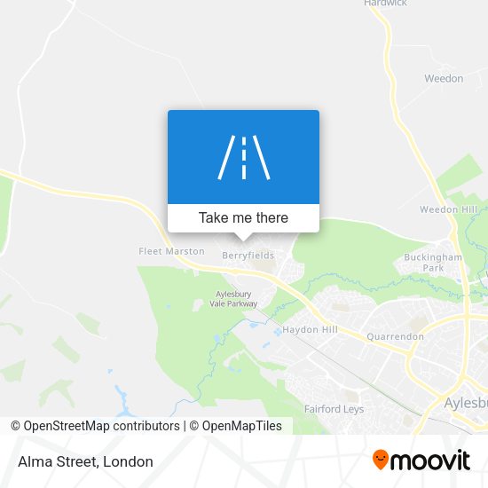 Alma Street map
