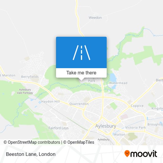 Beeston Lane map