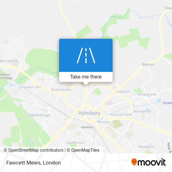 Fawcett Mews map