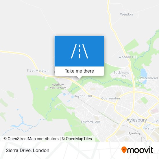 Sierra Drive map