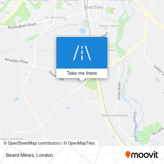 Beard Mews map