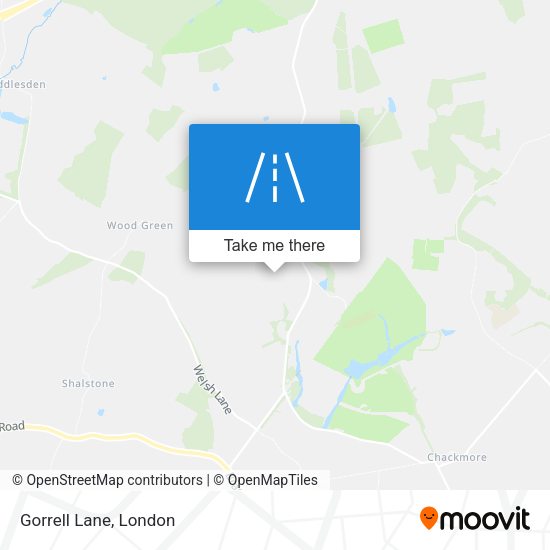 Gorrell Lane map