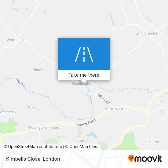 Kimbells Close map
