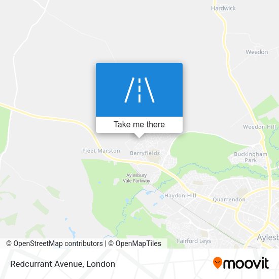 Redcurrant Avenue map