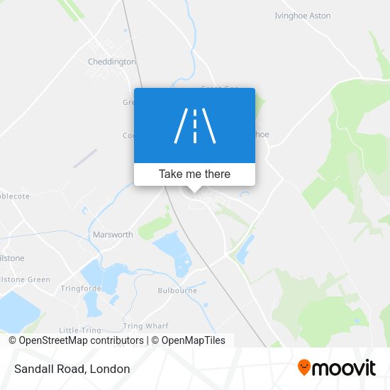 Sandall Road map
