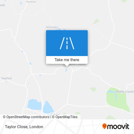 Taylor Close map