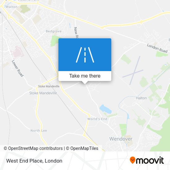 West End Place map
