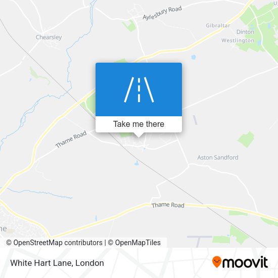 White Hart Lane map