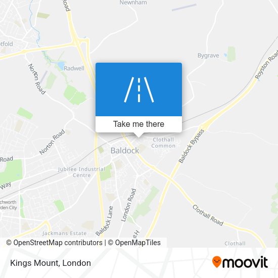 Kings Mount map