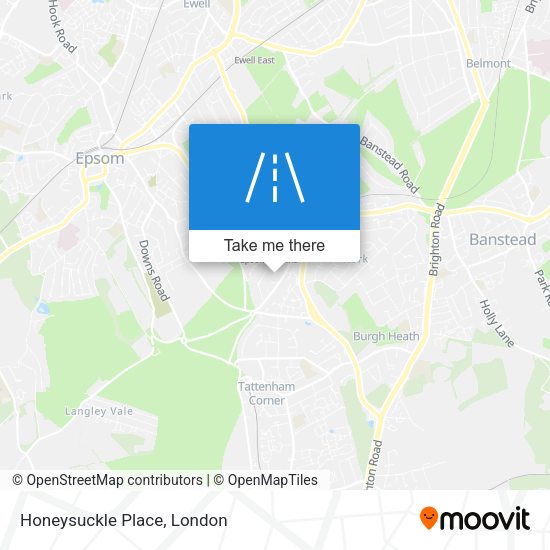 Honeysuckle Place map