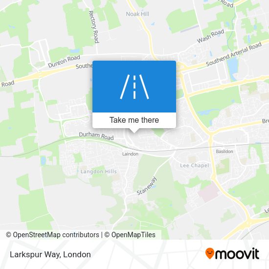 Larkspur Way map