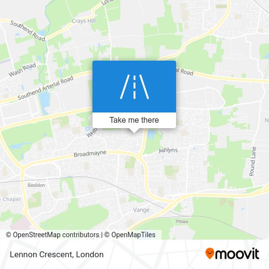 Lennon Crescent map