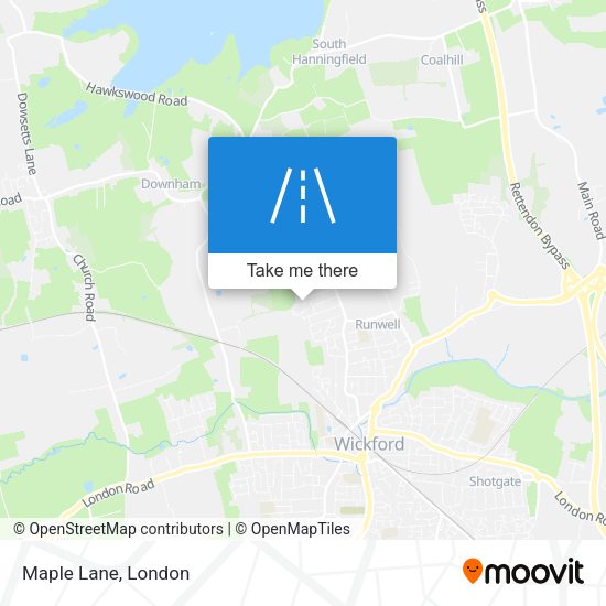 Maple Lane map