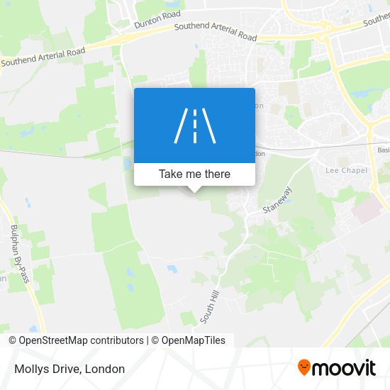 Mollys Drive map