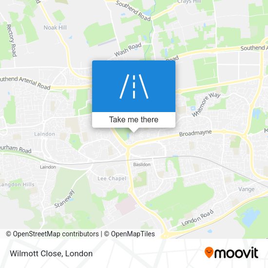Wilmott Close map
