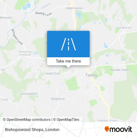 Bishopswood Shops map