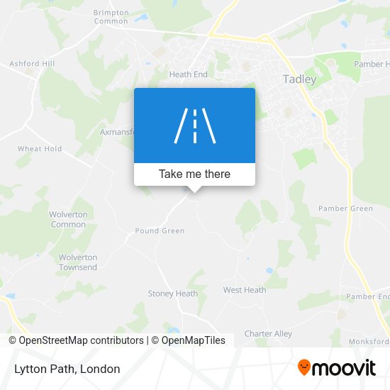 Lytton Path map