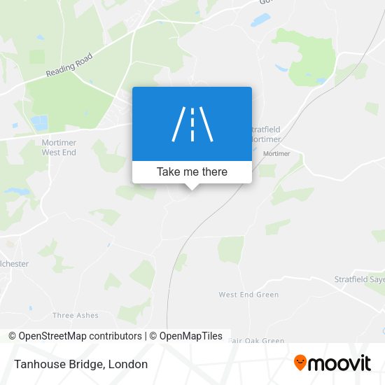 Tanhouse Bridge map