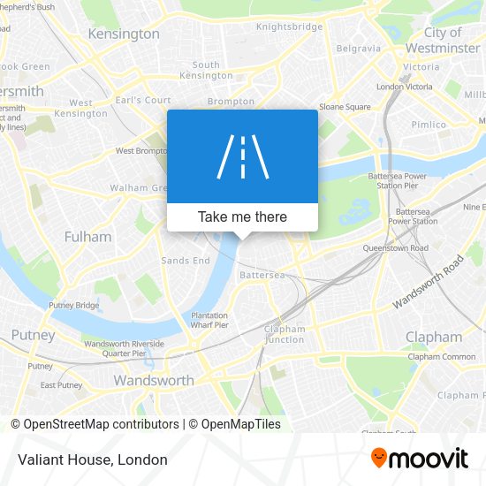 Valiant House map