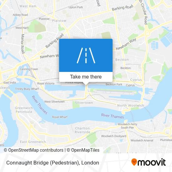 Connaught Bridge (Pedestrian) map