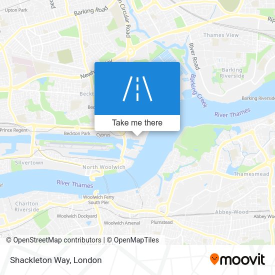 Shackleton Way map
