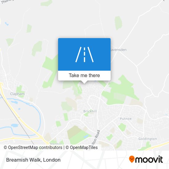 Breamish Walk map