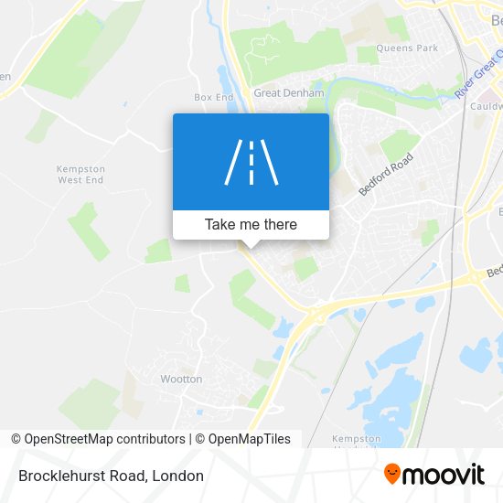 Brocklehurst Road map