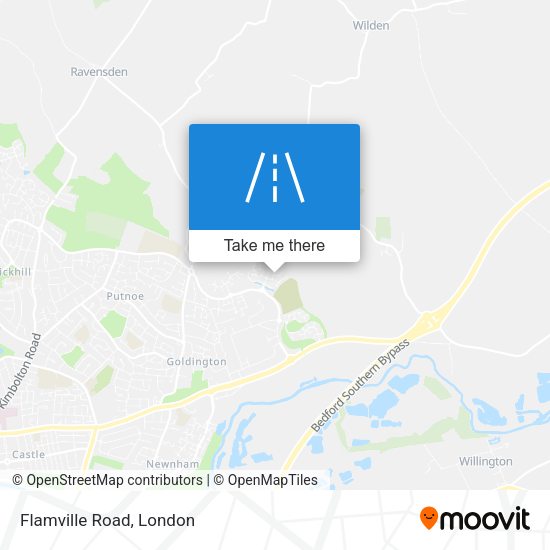 Flamville Road map