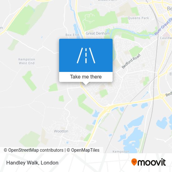 Handley Walk map