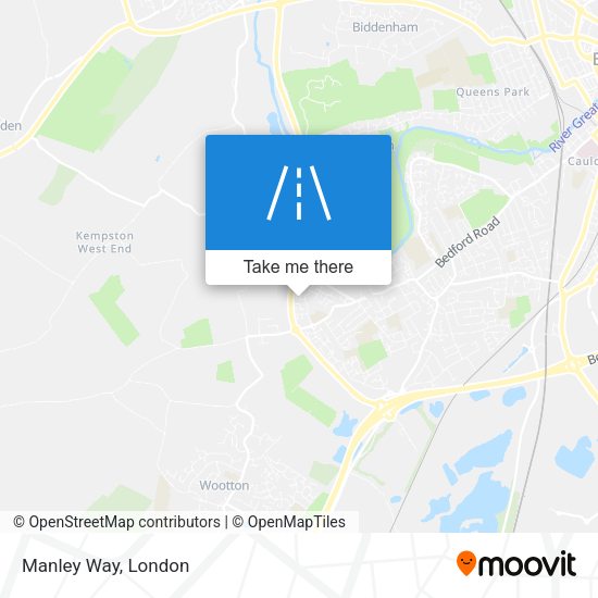 Manley Way map