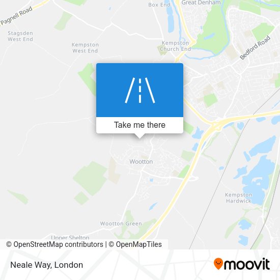 Neale Way map