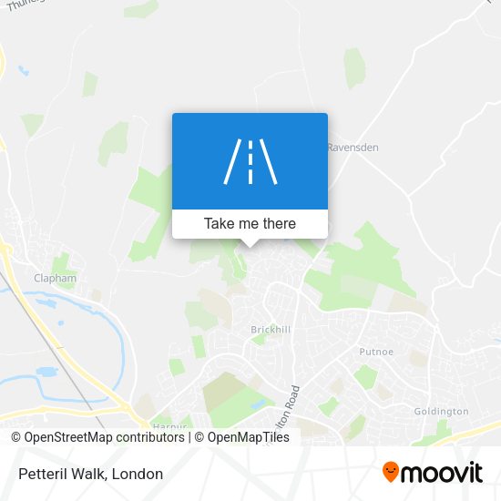 Petteril Walk map