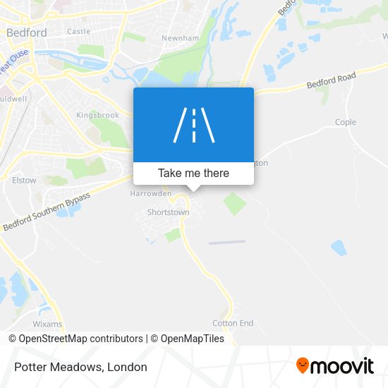 Potter Meadows map