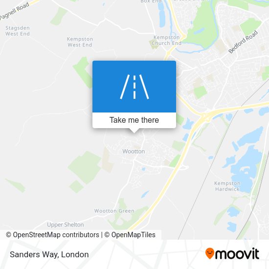 Sanders Way map