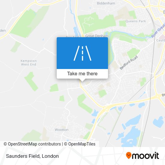 Saunders Field map