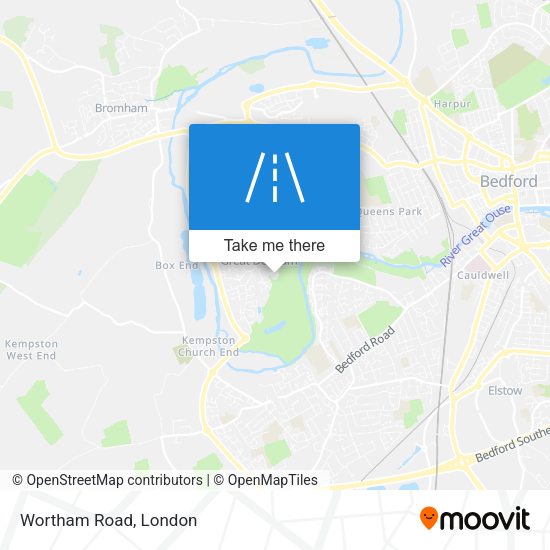 Wortham Road map