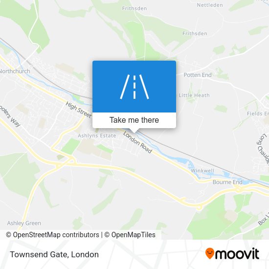 Townsend Gate map