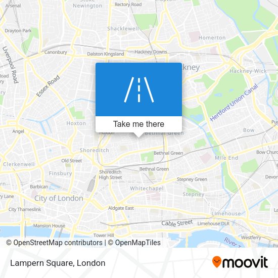 Lampern Square map