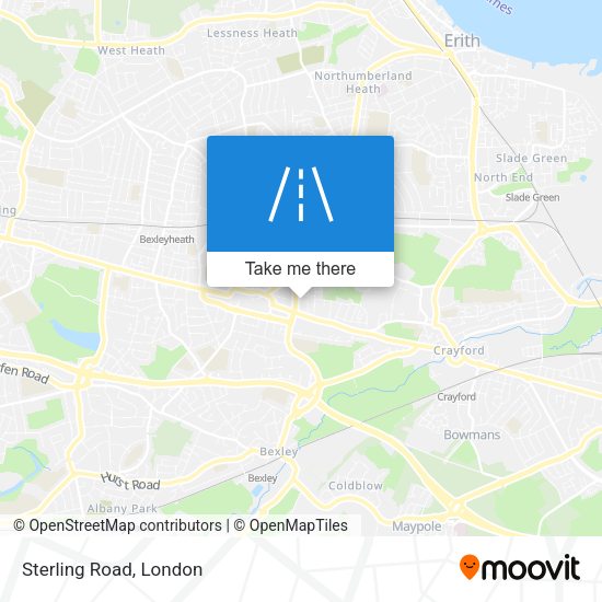 Sterling Road map