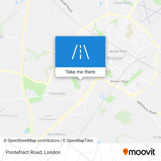 Pontefract Road map