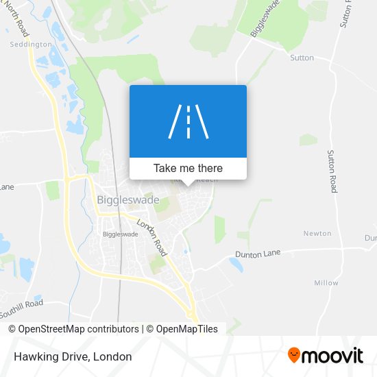 Hawking Drive map