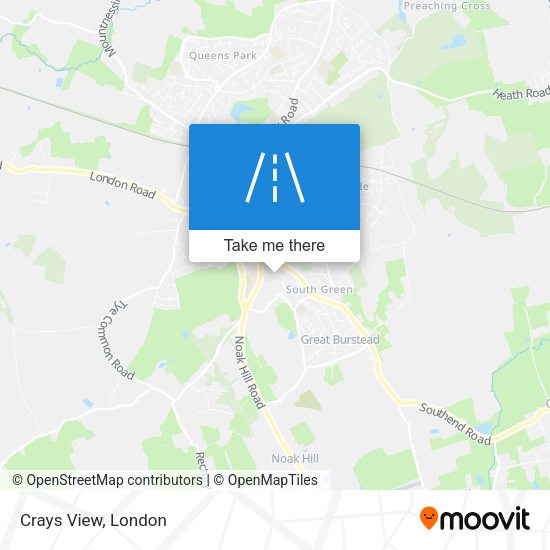 Crays View map