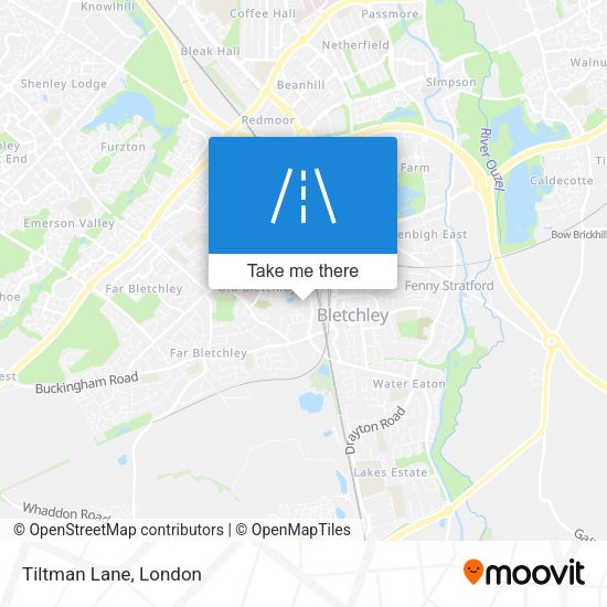 Tiltman Lane map