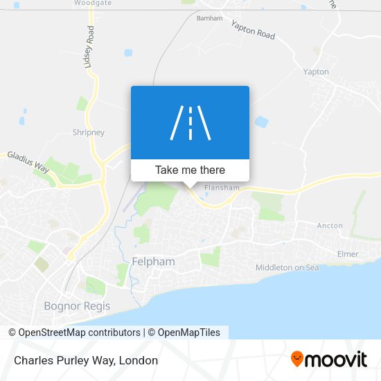 Charles Purley Way map