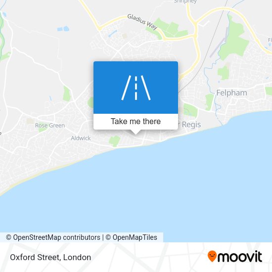 Oxford Street map