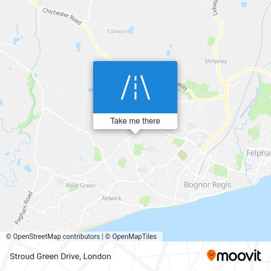 Stroud Green Drive map