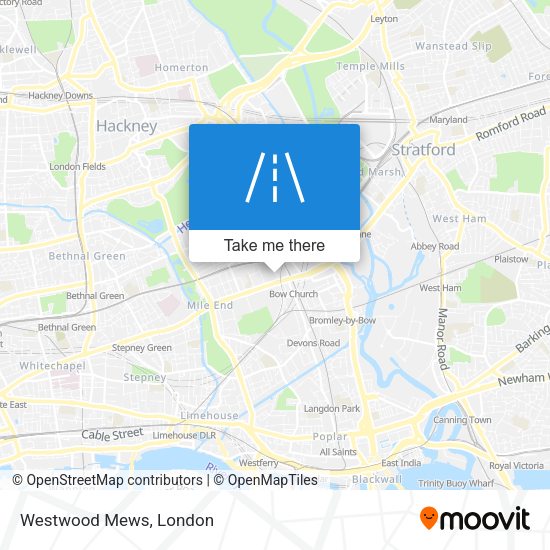 Westwood Mews map