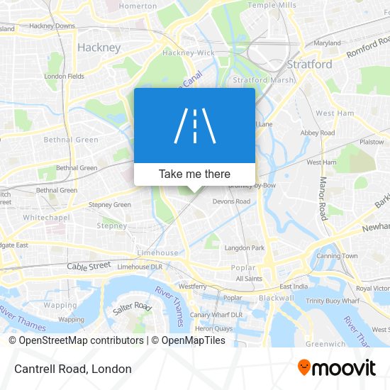 Cantrell Road map